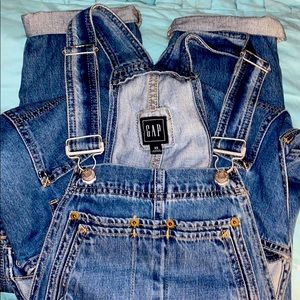 Gap XS cropped overalls